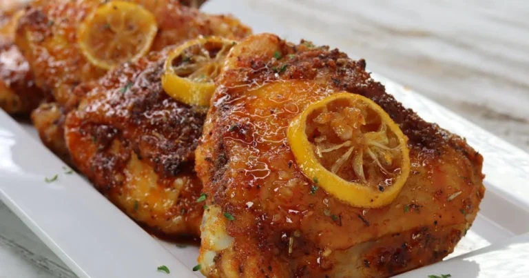 Pollo al Limón Caramelizado: Receta Tradicional con Sabor Intenso y Textura Jugosa