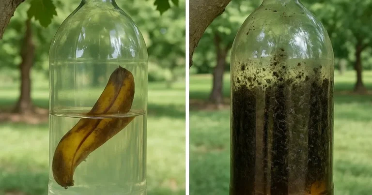 Trampa Natural para Moscas y Avispas en el Jardín