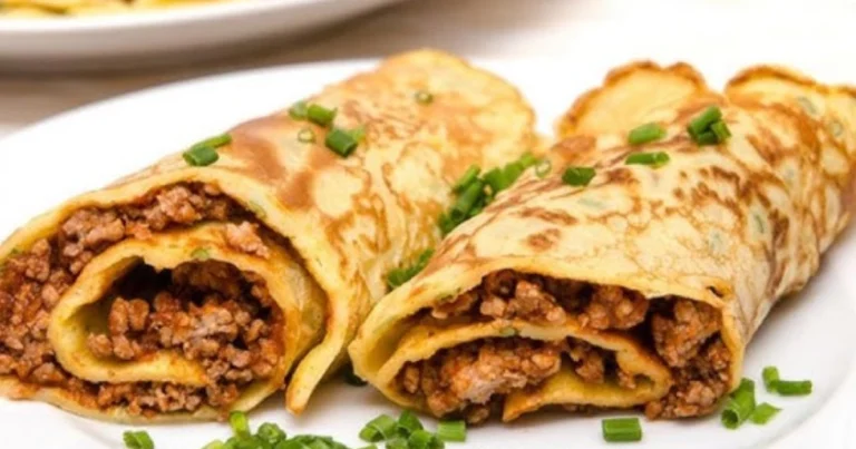 Receta de crepes rellenas de carne: guía completa paso a paso