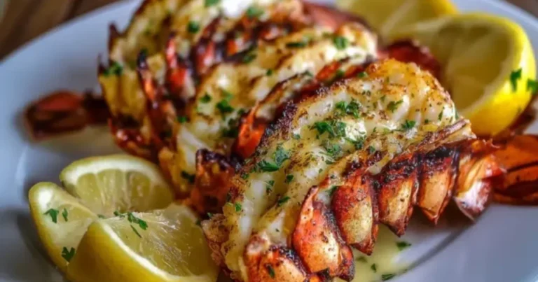 Colas de langosta a la parrilla con mantequilla de ajo: receta sencilla y elegante
