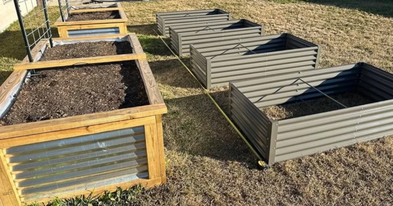 Camas de cultivo elevadas de metal ondulado: una solución práctica y duradera para el huerto casero