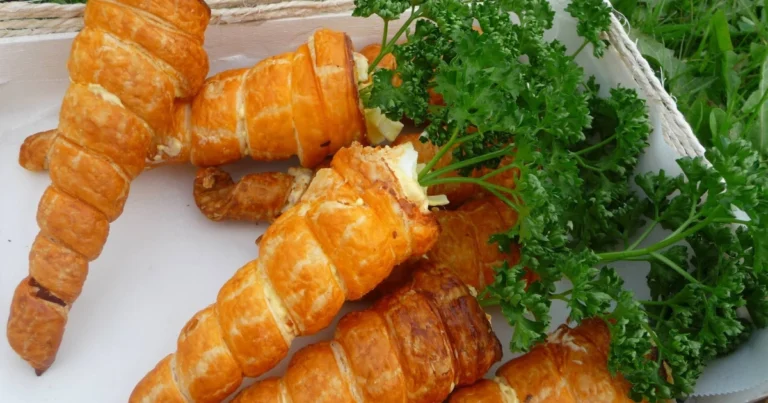 Cornetes Hojaldrados en Forma de Zanahoria: Una Idea Creativa y Deliciosa