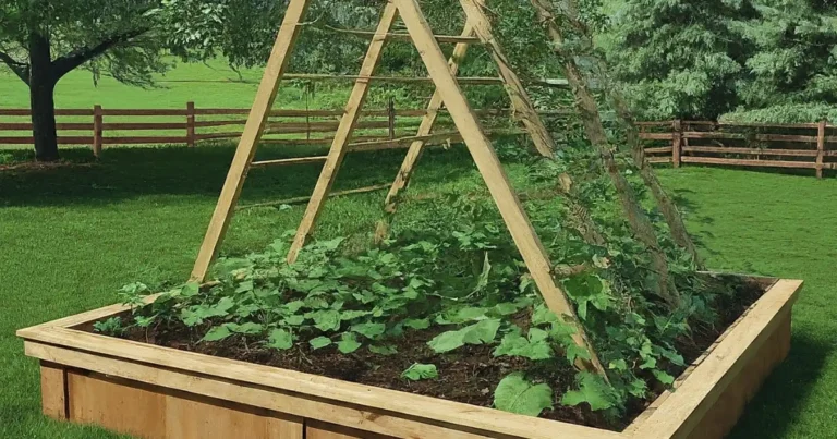 Estructura en “A” para un Huerto Productivo