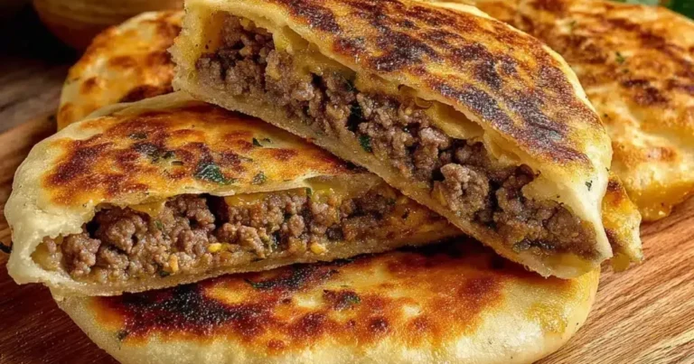 Panecillos Rellenos de Carne Picada (Versión en Sartén)