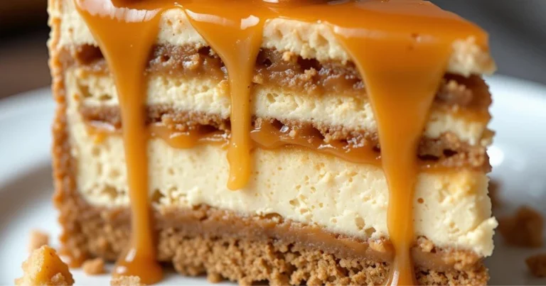 Layer cake de caramelo y crumble: receta completa para un postre cremoso y esponjoso