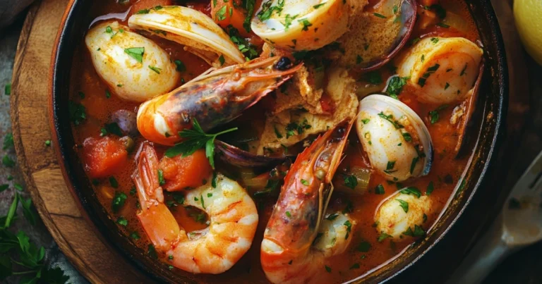 Sopa de mariscos mediterránea: receta tradicional y llena de sabor