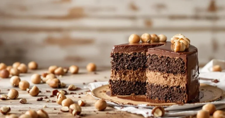 Tarta de chocolate con crema de avellanas: receta completa y trucos