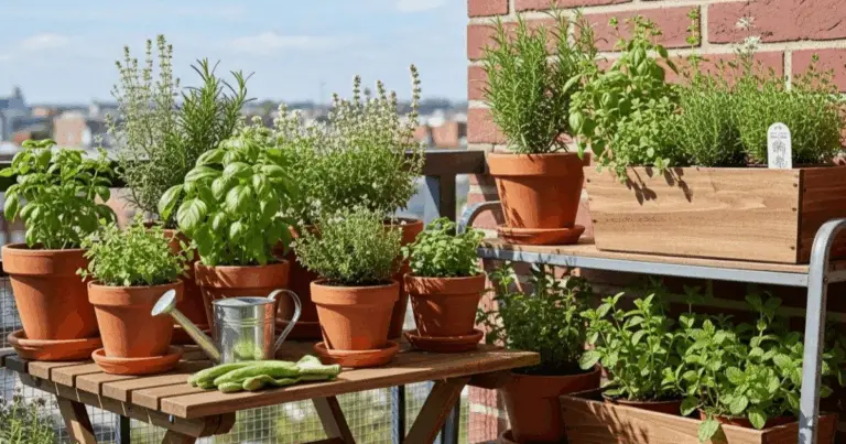 Guía completa para cultivar hierbas aromáticas en macetas: cómo crear un mini huerto fresco, práctico y productivo en casa