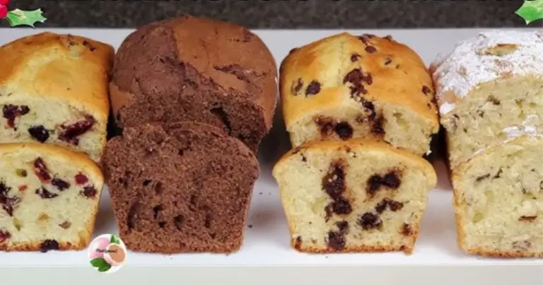 Un solo molde, cuatro sabores: budines tipo pound cake fáciles y elegantes
