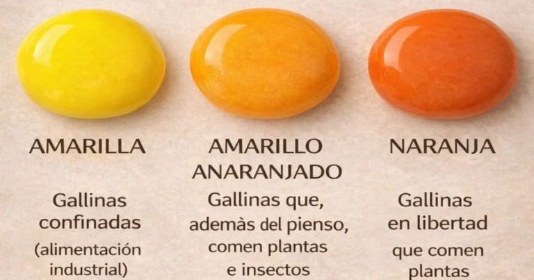 El color de la yema de huevo: qué lo determina realmente y qué significa para tu salud