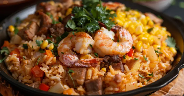 Arroz frito en 4 versiones: receta base fácil y variaciones con pollo, cerdo, camarón y res